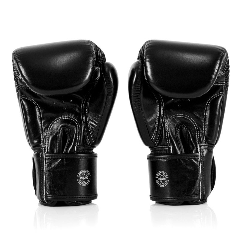 FIY FIGHT GEAR BOKSHANDSCHOEN CLASSIC LEER – ZWART - Afbeelding 2