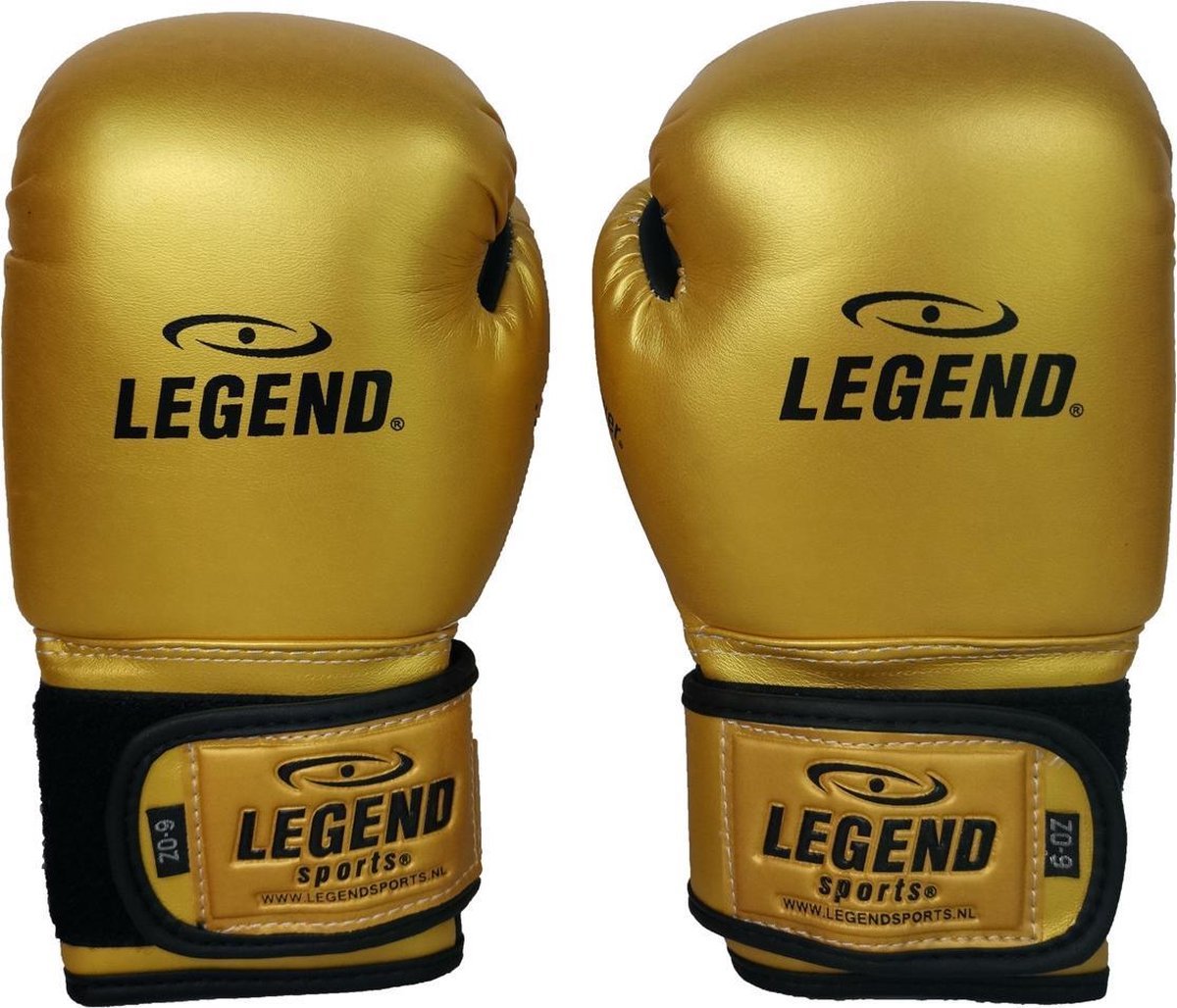 Legend Bokshandschoenen Goud 12oz PU Skintex - Afbeelding 3