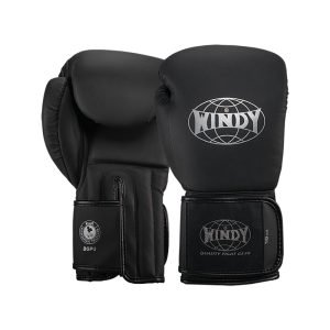 Windy – Proline mat zwarte kickbokshandschoenen
